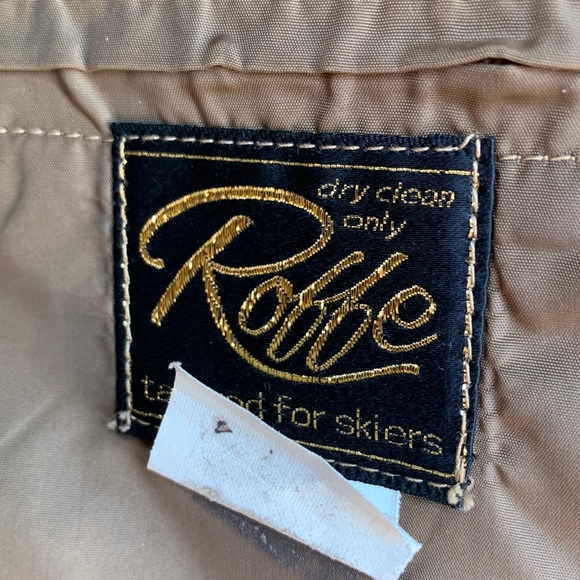 Roffe Vintage Ski Blazer Jacket Tweed Leather Size Large - Picture 6 of 12